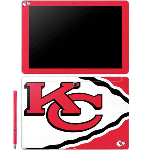NFL Kansas City Chiefs Large Logo Galaxy Book 12in Skin